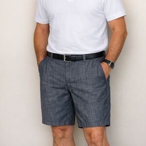 NEW Goodfellow Men’s Flat Front Lightweight Shorts Above Knee Size 42 NWT